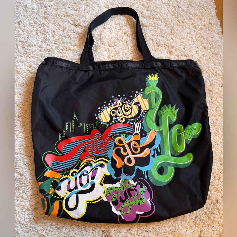 LeSportsac Graffiti Print Tote Bag